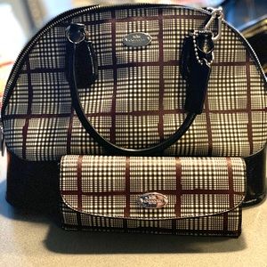 Excellent condition Coach bag with matching wallet